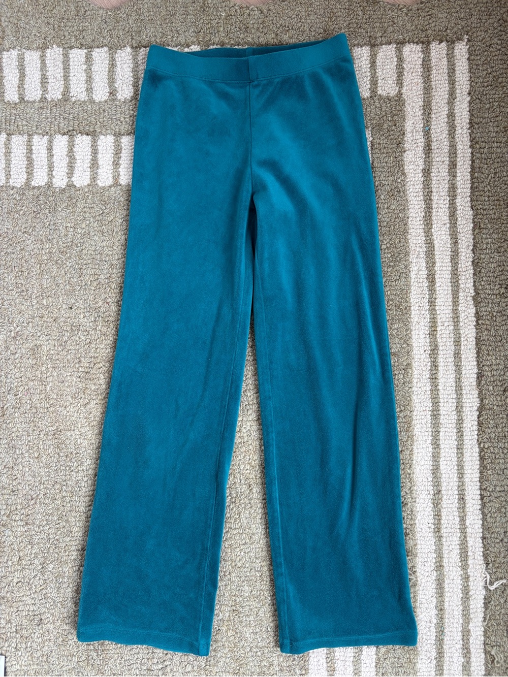 H&M Teal velvet pants